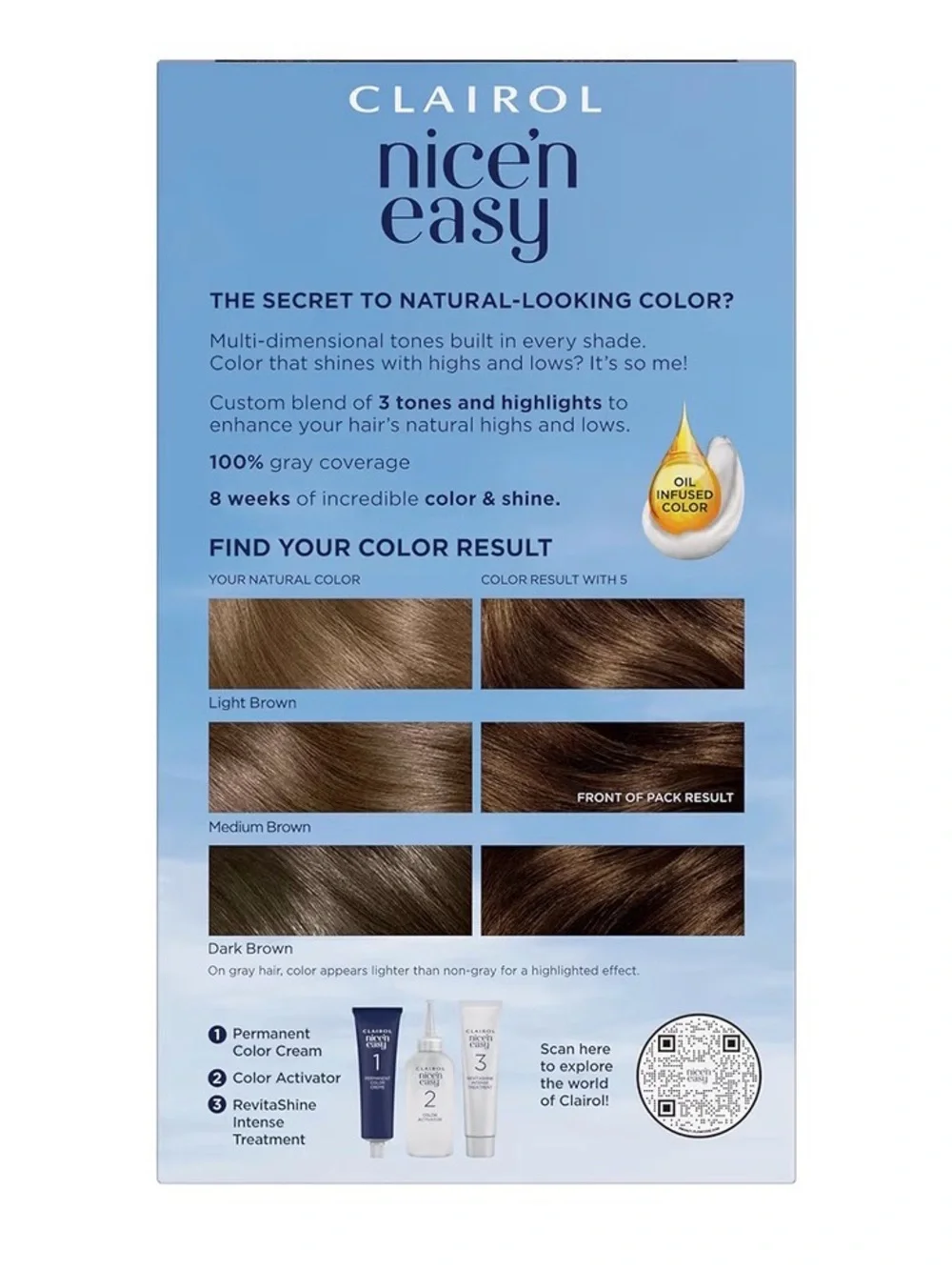 Clairol Nice’n Easy Medium Brown #5 Hair Color - 4-Pack *Free Shipping
